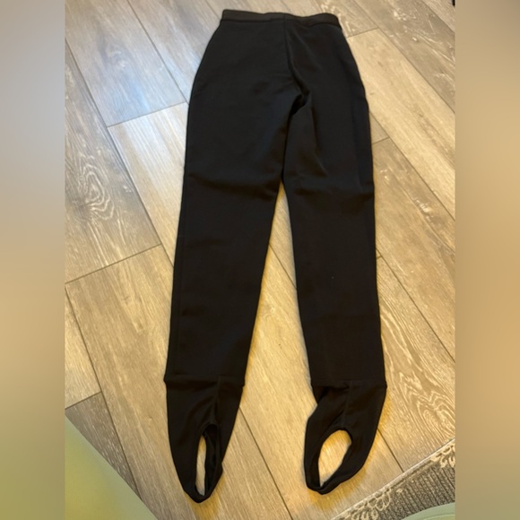 EDELWEISS Vintage Black Stirrup Ski Pants Size 6 USA - Picture 5 of 8